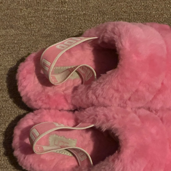 Pink Ugg Fluff Yeah Slipper/Slide women’s size 7 - Picture 4 of 7